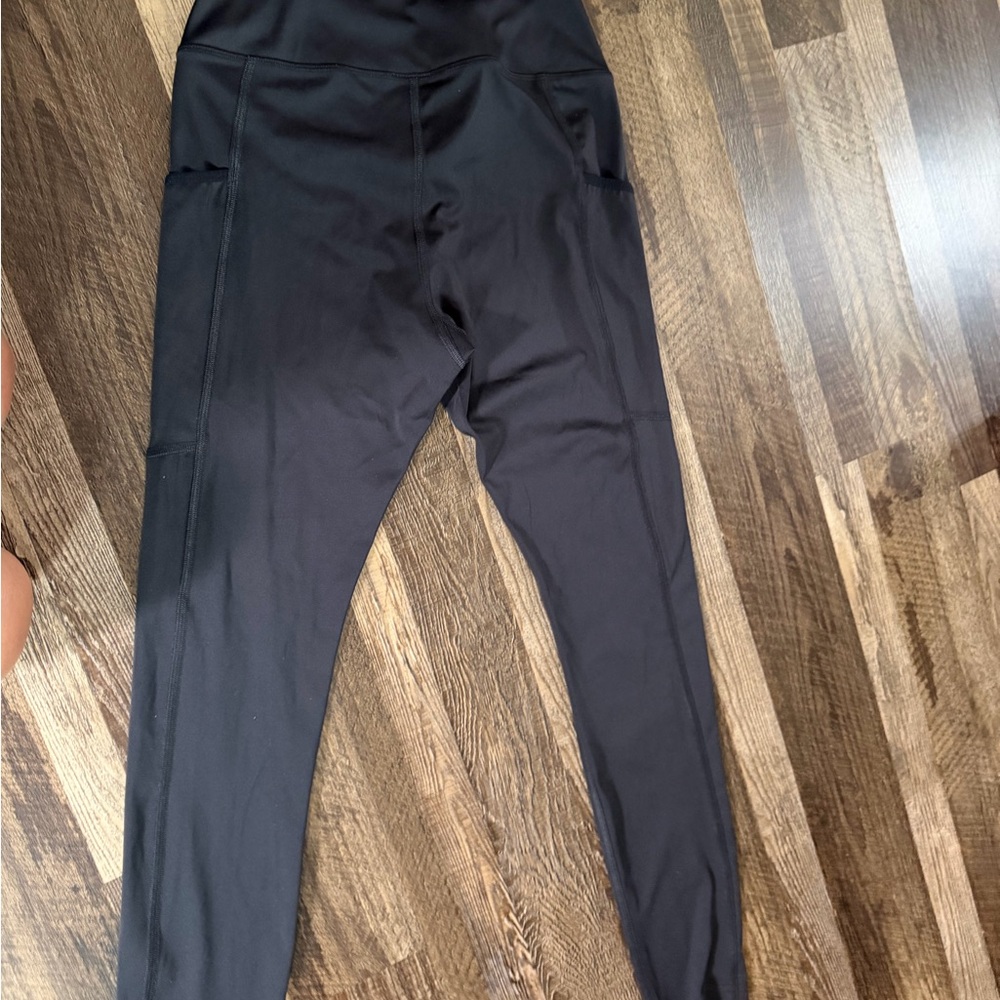 Gym shark High-Waist Black Active Leggings with Side Pockets